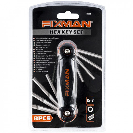 FIXMAN Fold Hex Key H1.5-6mm FIXMAN Fold Hex Key H1.5-6mm