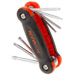 FIXMAN Fold Torx Key Set T10-40mm