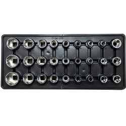 FIXMAN 27-pc 1/2' Dr.sockets
