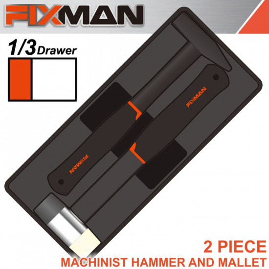 FIXMAN 7 Drawer Ind. Roller Cabinet On Castors With 130pc Of Stock FIXMAN 7 Drawer Ind. Roller Cabinet On Castors With 130pc Of Stock