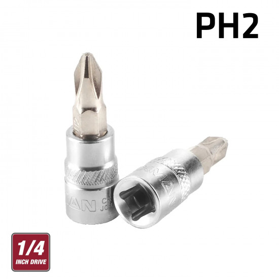 FIXMAN 1/4' Dr.bit Socket Ph2 Phillips Screwdriver Bit FIXMAN 1/4' Dr.bit Socket Ph2 Phillips Screwdriver Bit