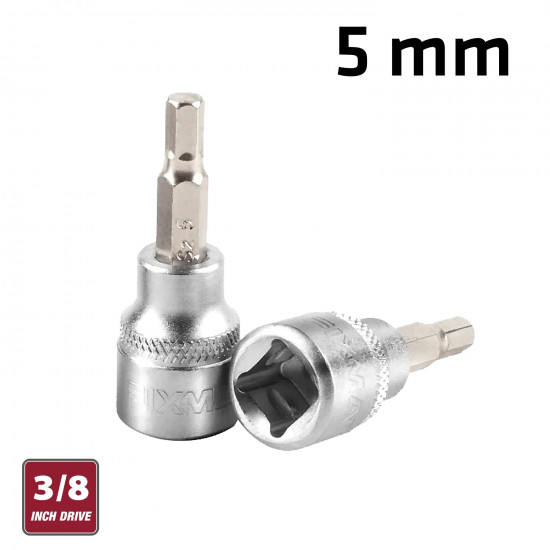 FIXMAN 3/8' Dr.bit Socket 5mm Hex Allen H5 FIXMAN 3/8' Dr.bit Socket 5mm Hex Allen H5