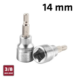 FIXMAN 3/8' Dr.bit Socket 14mm Hex Allen H14