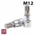 FIXMAN 3/8' Dr.bit Spline Socket M12