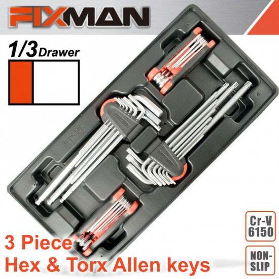FIXMAN 82pc 7 Drawer Economy Line Roller Cabinet With Stock FIXMAN 82pc 7 Drawer Economy Line Roller Cabinet With Stock