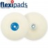 Grinder Pad & Nut 178mm M14x2 White