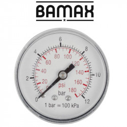 Pressure Gauge 50mm 1/8 Rear Packaged