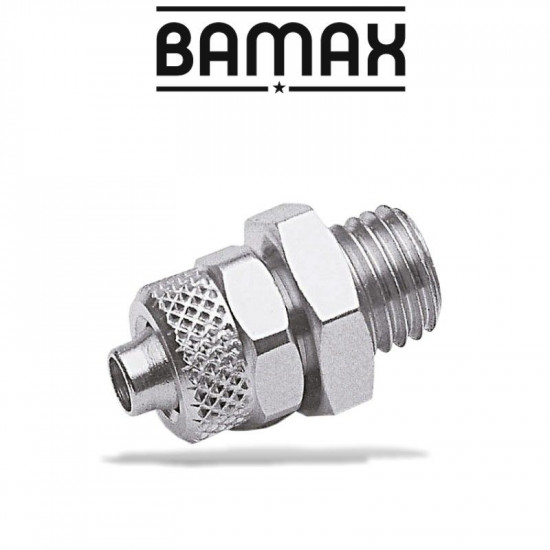 GAV Straight Conical 1/8 M Push In Fitting For 8mm Hose GAV Straight Conical 1/8 M Push In Fitting For 8mm Hose