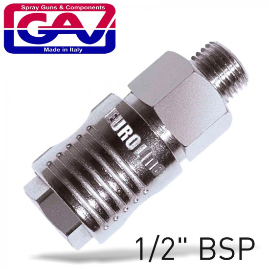 Quick Coupler Euroline 1/2'm Quick Coupler Euroline 1/2'm