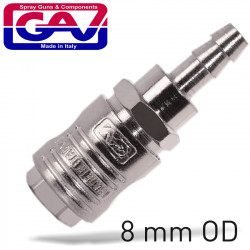 Quick Coupler 8mm Hose Euroline