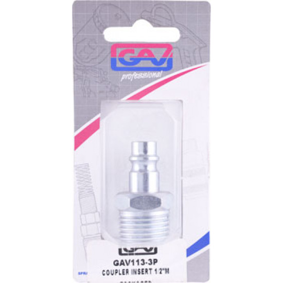 Coupler Insert 1/2'm Packaged Coupler Insert 1/2'm Packaged