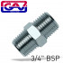 Taper Nipple 3/4' X 3/4' M/m