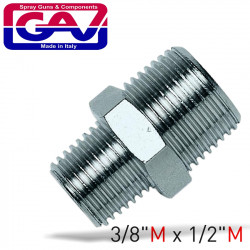 Taper Reducer Nipple 3/8 X 1/2 M/m