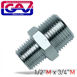 Taper Reducer Nipple 1/2'x3/4'm/m