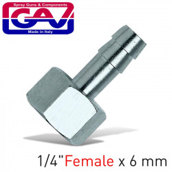 Hose Adaptor 1/4f X 6mm