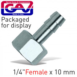 Hose Adaptor 1/4f X 10mm Packaged