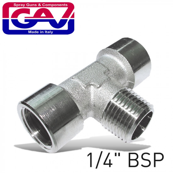 T Connector 1/4' Fmf T Connector 1/4' Fmf