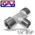 T Connector 1/4' Fmf
