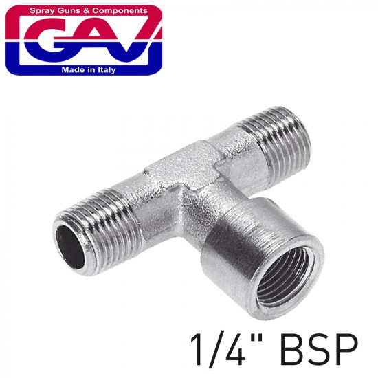 T Connector 1/4' Mfm T Connector 1/4' Mfm