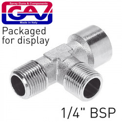 T Connector 1/4&#039;mmf Packaged