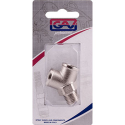 Y Connector 1/4'mff Gio1071-2 Packaged