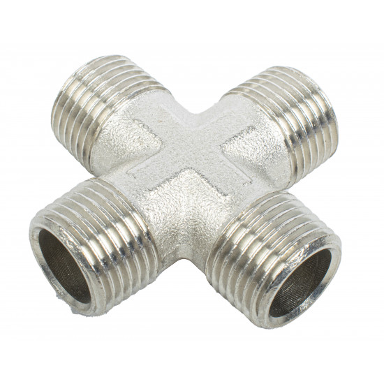4-way Connector 1/2' Mmmm 4-way Connector 1/2' Mmmm
