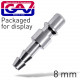 Quick Coupler Inserts Aro 8mm 2 Packaged Quick Coupler Inserts Aro 8mm 2 Packaged