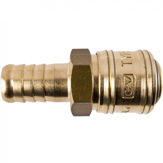 Brass Quick Coupler 13mm Hose German Brass Quick Coupler 13mm Hose German