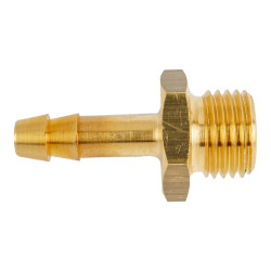 Brass Hose Tail 1/4 M X 6mm