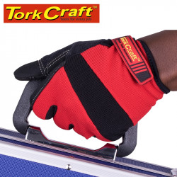 Work Glove Small- All Purpose Red With Touch Finger