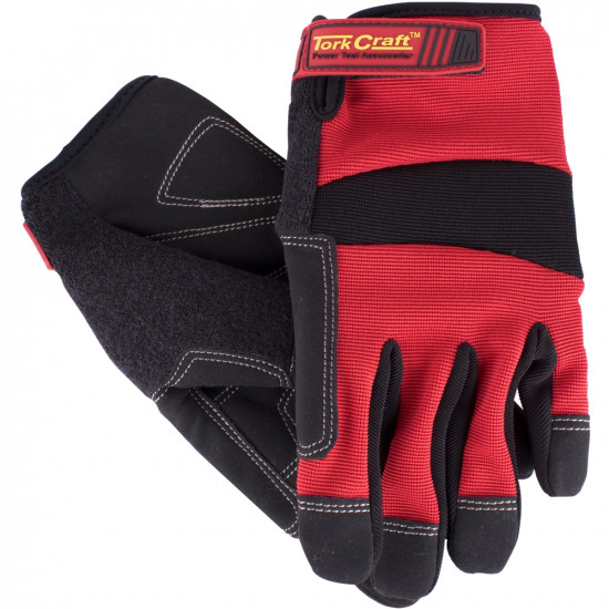 Work Glove Large-all Purpose Red With Touch Finger Work Glove Large-all Purpose Red With Touch Finger