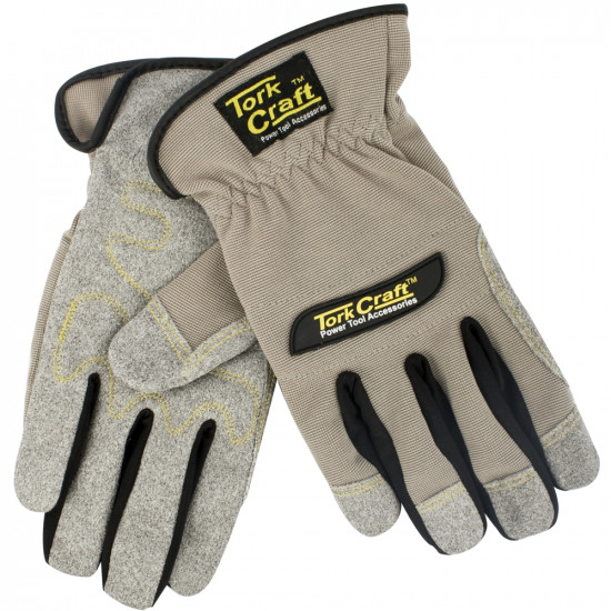 Mechanics Glove Medium Synthetic Leather Palm Spandex Back Mechanics Glove Medium Synthetic Leather Palm Spandex Back