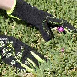 Ladies Slim Fit X-small Garden Gloves Black
