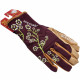 Ladies Slim Fit X-small Garden Gloves Maroon Ladies Slim Fit X-small Garden Gloves Maroon