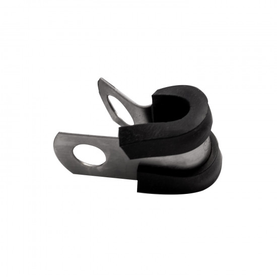 Hose Clamp 6mm X 12mm Rubber B/width Lined Bulk Hose Clamp 6mm X 12mm Rubber B/width Lined Bulk