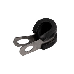 Hose Clamp 8mm X 12mm B/width Rubber Lined Bulk