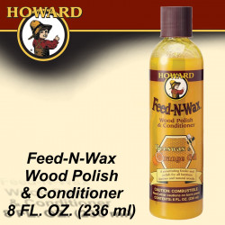 HOWARD Feed-n-wax Wood Polish & Conditioner 237 Ml