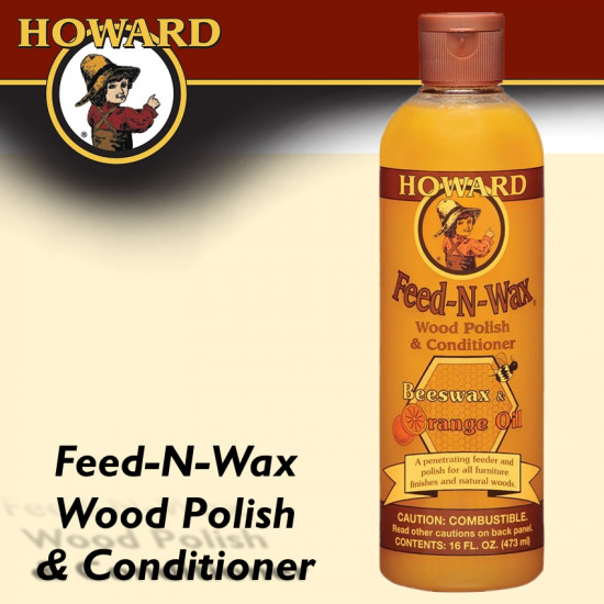 HOWARD Feed-n-wax Wood Polish & Conditioner 473 Ml