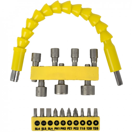 18 Piece Flex. Shaft & Nutsetter Set 18 Piece Flex. Shaft & Nutsetter Set