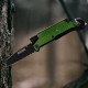 Knife Survival Green With Led Light & Fire Starter In Double Blister Knife Survival Green With Led Light & Fire Starter In Double Blister
