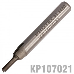 Straight Bit 1/8' (3.2mm) X 1/2' Cut Solid Carbide 2 Flute 1/4'shank