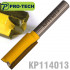 Straight Bit 3/8'(9.5mm) X 1'(25.4mm) Cut 2 Flute W/bottom Cut 1/4' Sh