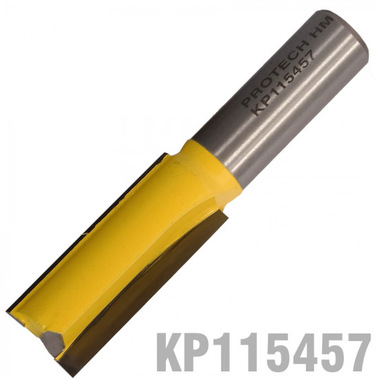 Straight Bit 5/8'(15.9mm) X 1 1/2'(38.1mm) Cut 2 Flute With Bottom Cut Straight Bit 5/8'(15.9mm) X 1 1/2'(38.1mm) Cut 2 Flute With Bottom Cut