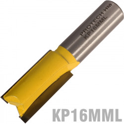 Straight Bit 16mm X 31mm Cut 2 Flute Metric 1/2' Shank