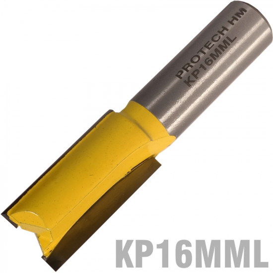 Straight Bit 16mm X 31mm Cut 2 Flute Metric 1/2' Shank Straight Bit 16mm X 31mm Cut 2 Flute Metric 1/2' Shank
