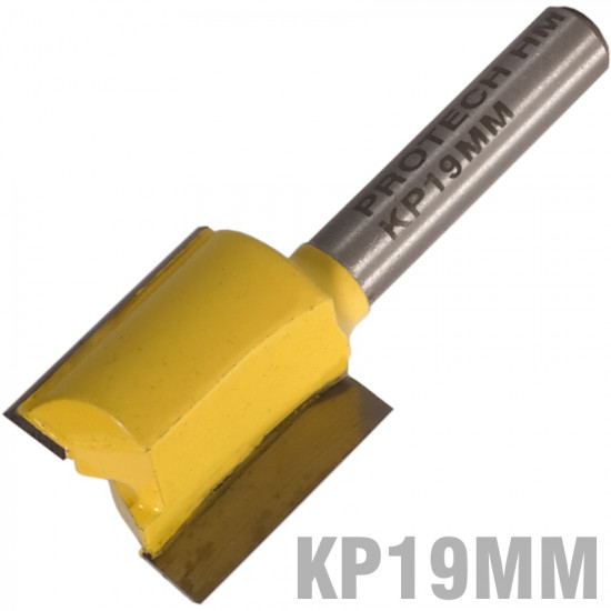 Straight Bit 19mm X 20mm Cut 2 Flute Metric 1/4' Shank Straight Bit 19mm X 20mm Cut 2 Flute Metric 1/4' Shank