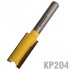Straight Bit 7/16' (11.10mm) X 1'(25.4mm) Two Flute 1/4' Shank