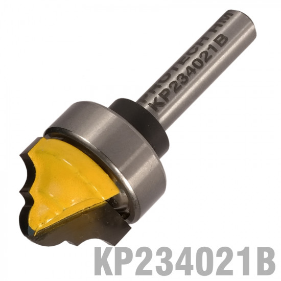 Classical Bit 3/4' X 1/2' With Top Bearing 1/4' Shank Classical Bit 3/4' X 1/2' With Top Bearing 1/4' Shank