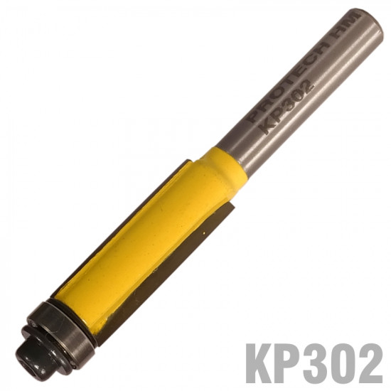 Trim Bit 3/8' X 1'with Bottom Bearing 1/4' Shank Trim Bit 3/8' X 1'with Bottom Bearing 1/4' Shank