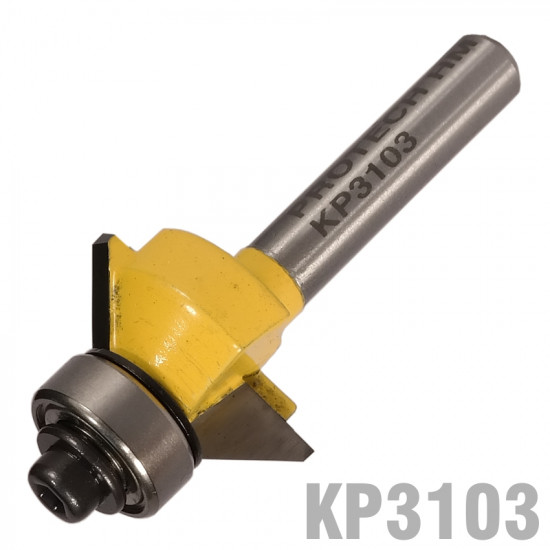 Bevel Trim 1/2' X 1/4' Bottom Bearing 45 1/4' Shank Bevel Trim 1/2' X 1/4' Bottom Bearing 45 1/4' Shank